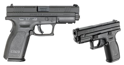Springfield XD Defenders Series 9mm 4" Pistol, Black - $319.99 