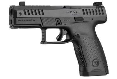  CZ P-10 C OR PORTED 9mm Optics Ready 4" 15rd - Black w/ Luminescent Sights - $492.33 (FREE Shipping on Firearms)