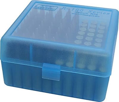 MTM 100 Round Flip-Top Rifle Ammo Box 22-25, 308 W, Blue,3.05-Inch - $6.99  + FREE Shipping