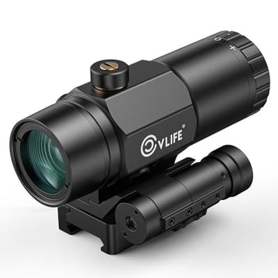 CVLIFE 3X Red Dot Magnifier with Flip to Side Mount, Focus Adjustment, Windage & Elevation Adjustable, for Picatinny Rail - $61.33 w/code "8FEMAAFF" + 18% off Prime discount (Free S/H over $25)