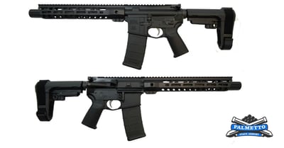 PSA 10.5" Carbine-Length 5.56 NATO 1/7 Nitride 12" M-Lok MOE EPT SBA3 Pistol - $719.99