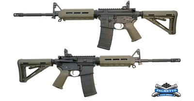 PSA PA-15 16" Nitride M4 Carbine 5.56 MOE EPT AR-15 Rifle, OD Green - $499.99 + Free Shipping 