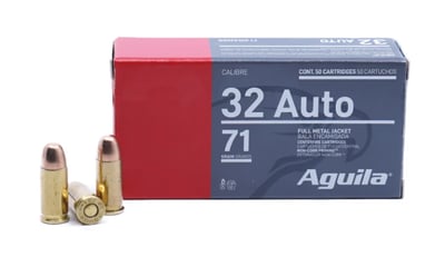 Aguila .32 Auto 71 Grain FMJ Ammo 1000 Rounds - $466.74 w/ Code: GUNDEALS10 