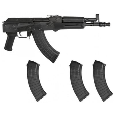 PIONEER ARMS POLISH HELLPUP AK-47 7.62X39 11.73" BLK 4-30RD MAGS - $709.99 (S/H $19.99 Firearms, $9.99 Accessories)