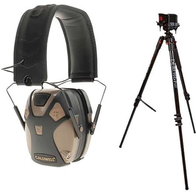 Bog Pod Deathgrip Tripod W/E- Max Pro Earmuff Combo - $129.99 ($14.99 flat rate shipping)