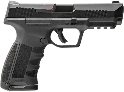 Dickinson LLC RA9B RA9 9mm Luger 17+1 4.25" Black Steel Barrel, Serrated Aluminum Slide, Polymer Frame w/Accessory Rail - $205.39
