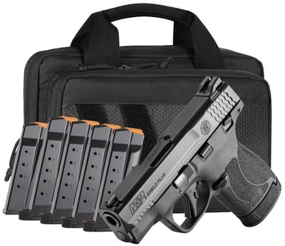 Smith and Wesson M&P9 Shield Plus 9mm 3.1" Barrel 13-Rounds w/ 6 Mags - $409.99 ($19.99 S/H on Firearms / $15.99 Flat Rate S/H on ammo)