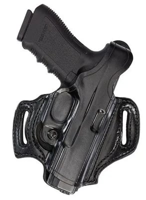 Aker Leather Flatsider XR-12 Glock 17 / Glock 22 Holster Belt Slide Left Hand Black - $40.77 