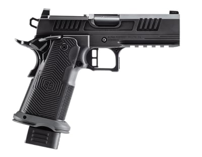 Alpha Foxtrot AF1911 Romulus Compact 9mm 4.25" 20RD Optic Ready Pistol, RMR/RMSc Footprint, Black DLC - $1179.99 (Add to Cart Price) 
