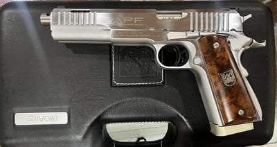 USED American Precision Prismatic .45 ACP 5" barrel 14rd Stainless - $6850.99