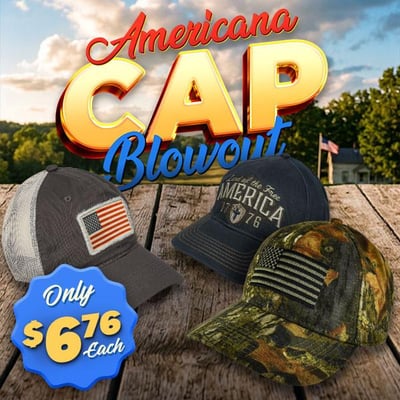 Americana Cap Blowout - $6.76 (Free S/H over $25)