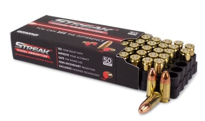 Ammo Inc 9mm Luger 124 Grain TMJ, Streak Visual Ammo, Red - $285 (Free S/H)