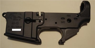 Stripped AR15 Lower Receiver-Anderson Manufacturing Free Shipping on Orders $150 or More - $55.99