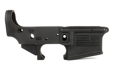 AR15 Stripped Lower Receiver, Special Edition: Freedom - Anodized Black (BLEM) - $101.25  (Free Shipping over $100)
