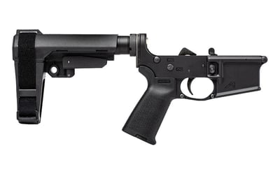 Aero Precision AR15 Pistol Complete Lower Receiver with SB Tactical SBA3 Brace MOE Grip - $209.97  (Free Shipping over $100)