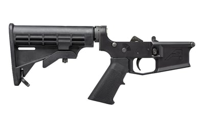 Aero Precision M4E1 Complete Lower Receiver w/ A2 Grip and M4 Stock Anodized Black - $204.98  (Free Shipping over $100)