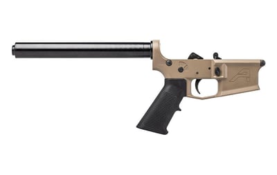 M4E1 Rifle Complete Lower Receiver w/ A2 Grip, No Stock - FDE Cerakote - $199.99  (Free Shipping over $100)
