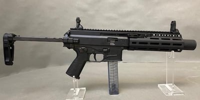 HUGE PRICE DROP! B&T APC9 PRO SD 9mm Pistol w/ Full-Sized Suppressor & Telescoping Brace/Stock Assembly (Class III NFA Rules Apply) - $3095