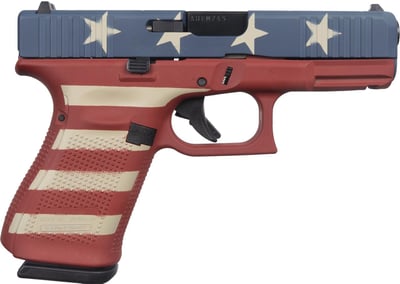 Apollo Custom Glock 19 G5 9mm 15 Rnds SA Old Glory - $544.99 (Free S/H on Firearms)