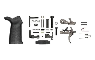 AR15 Lower Parts Kit w/ 2-Stage NiB Trigger & MOE Grip - Black - $99.99  (Free Shipping over $100)