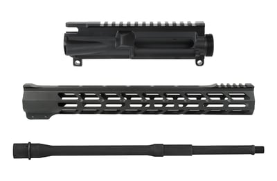 AR-15 Upper Build Kit - NBS 16" 5.56 Barrel, Anderson Stripped Upper, NBS 15" M-LOK Free Float Handguard - $134.95  