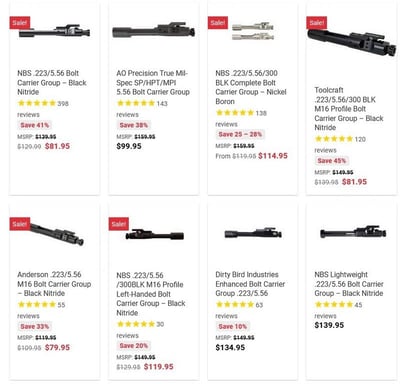 15% off all BCG's with coupon "BCG15" @ AR15Discounts