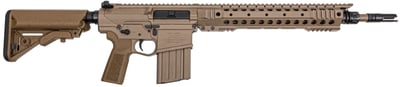 PSA Sabre-10 Billet 16" .308 Rifle with K1 Handguard, B5 Coyote Stock and B5 Grip - FDE - $1329.99