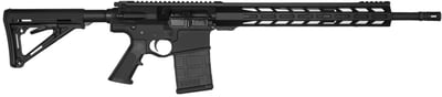 DTT Industrialist 18-inch Rifle-Gas 1:10 .308 Win AR-10 Rifle, Black Freefloat M-Lok Handguard - $599.99 