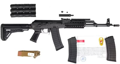 Pioneer Arms Limited Edition Indonesian Contract Semi-Automatic 5.56 NATO AK-47 Rifle, 3-30 Rd Mags, Accessories - POL-AK-S-FT-LIMITED-ED-INDO-556 - $899.99