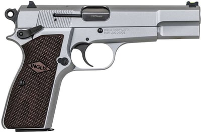 Inglis P-35 9mm 15+1 4.7" Stainless Barrel Stain Nickel Frame and Slide Pistol (Add to Cart for Sale Price) - $449.99