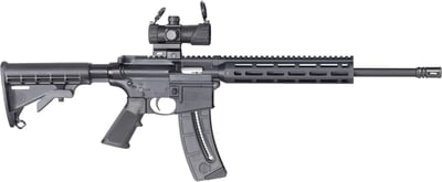 S&W M&P 15-22 Sport w/Red&Green Optic 22LR 16.5" 25+1 - $379.99 
