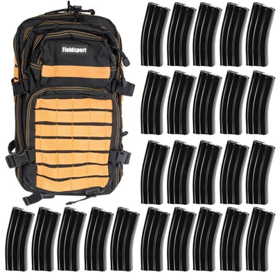 Backpack with 25 AR15 30rd 223 Magazines - $199.99
