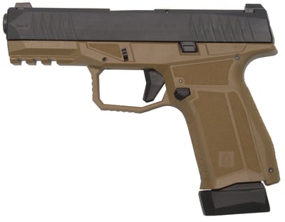Arex Delta M Gen2 9mm 4" Barrel 17RD Pistol, Black / FDE - $284.99