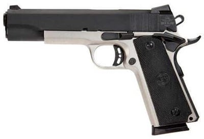 Rock Island Armory 1911 45 ACP 5" Barrel 8 Round Duo-Tone Synthetic Novak Adjustable Sight - $423.21 