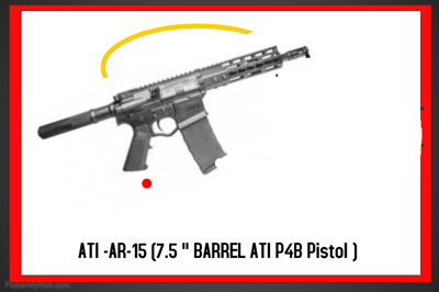 ATI Omni Hybrid MAXX AR-15 Pistol 5.56/223, 7.5" Barrel, 30rd Mag - $349.99 after code "WELCOME20"