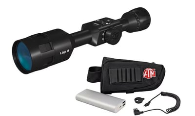 ATN X-Sight 4K Pro Smart HD Digital Day / Night Riflescope 3-14x, Recording, Wi-Fi, GPS, Smooth Zoom, iOS / Android App, Matte Black - $479.40 + FREE Shipping (Free Shipping on $100+ Orders)