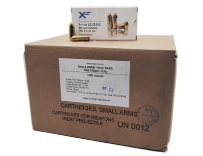ATS X-Force Sumbro 9mm 124gr Brass Ammo 1000rd - $249.99 + Free Shipping