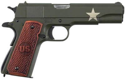 Auto-Ordnance 1911 Tanker OD Green .45 ACP 5" Barrel 7-Rounds - $599.99 ($19.99 S/H on Firearms / $15.99 Flat Rate S/H on ammo)