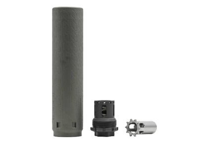 B&T SQD9 Print-X RSB 9mm Suppressor, Yankee Hill Piston & Booster HUB Adapter - Handgun Kit - $599.99 
