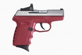 SCCY Firearms CPX-2 Crimson/Stainless 9mm Handgun w/Crimson Trace Red Dot 3.1" 10+1 CPX-2TTCRRD - $249.93 ($12.99 Flat S/H on Firearms)