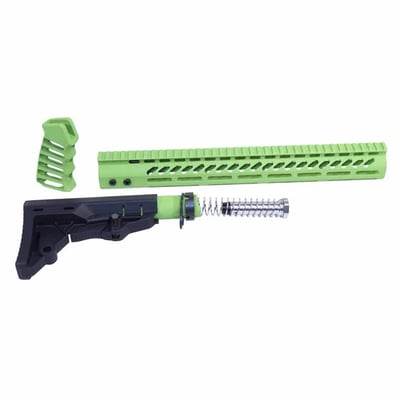 Guntec ULTRA-SET-ZG AR-15 Ultralight Series Complete Furniture Set (Zombie Green) - $180.59 w/code "GB15"  (Free S/H on all orders over $59)