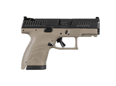 CZ P-10 Subcompact 9mm 12+1 in ODG or FDE - $479