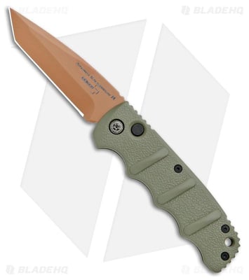 Boker Desert Warrior Kalashnikov Tanto Automatic Knife OD Green (Copper) - $34.99 (Free S/H over $99)