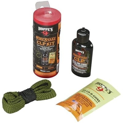 Hoppe's Boresnake CLP Cleaning Kit for 9mm Pistol, Gun Snake for Gun Cleaning Kit - $17.34 + FREE Shipping