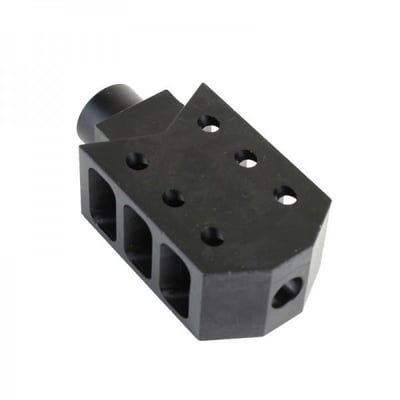 AR Rifle Barrett Style Muzzle Brake with Jam Nut, 5/8X24 - $59.95