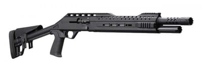 Panzer Arms EG240 12 Gauge Tactical Shotgun 18.5" SA, Black - $319.99