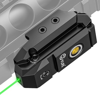 CVLIFE Rechargeable Red/Green Laser with Magnetic Port, Low-Profile with Ambidextrous Switch - $16.57 w/code "W2FPZZ63" + 15% Prime discount + FREE Shipping