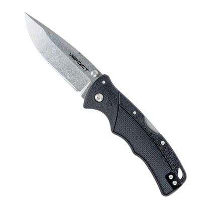 Cold Steel Verdict Spear Point Folding Knife, Black - $21.77 