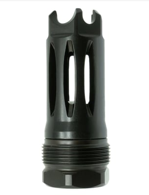 Faxon Firearms Muzzlok Stainless Steel Plan B Flash Hider 1/2x28 9mm Bore - $79 (FREE Shipping over $50)