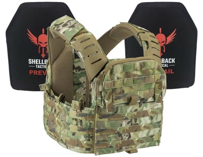 Shellback Tactical Banshee Elite Defender System with Level III 1078 Armor Plates - Multicam - $551.94 w/code "LAPG" + Free Shipping